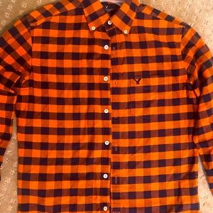 American Eagle Plaid button down XS.